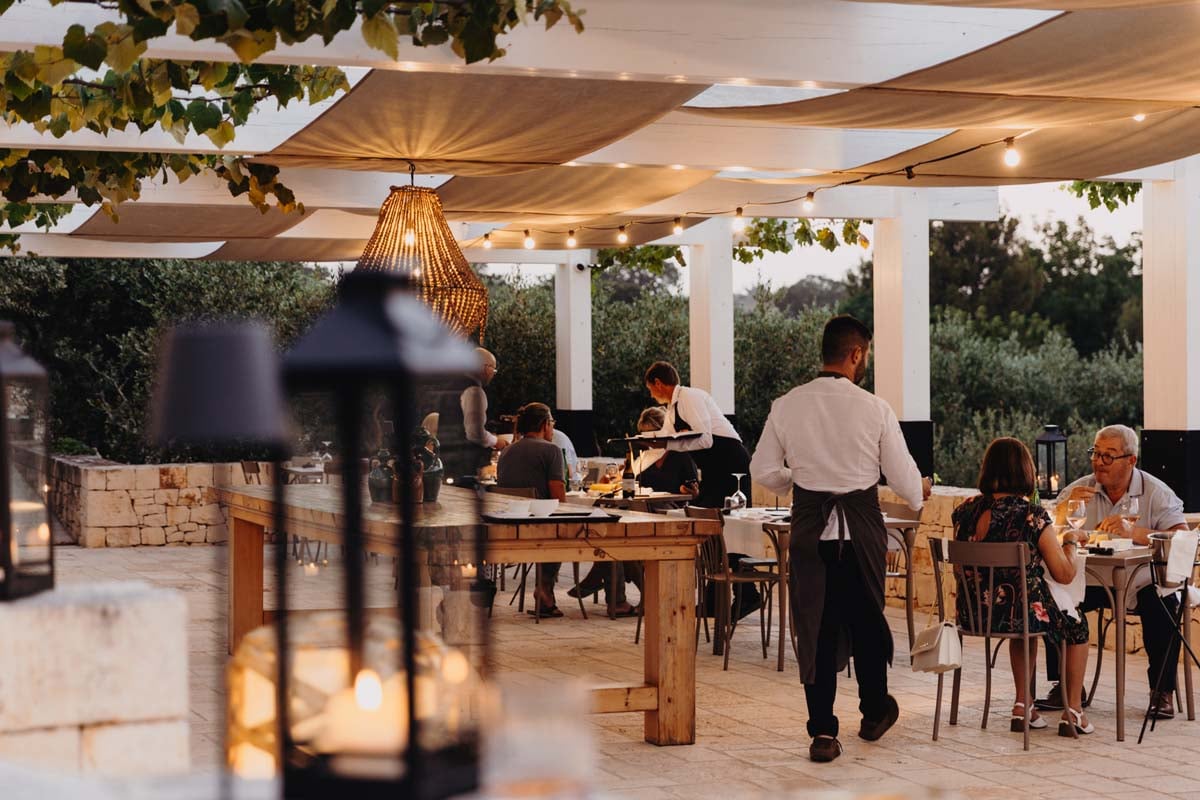 Ottolire Resort, ristorante vulé