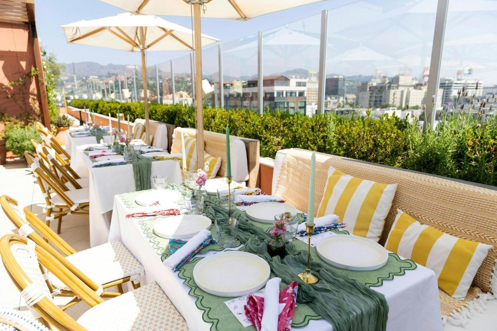 The Hollywood Grande, at the table