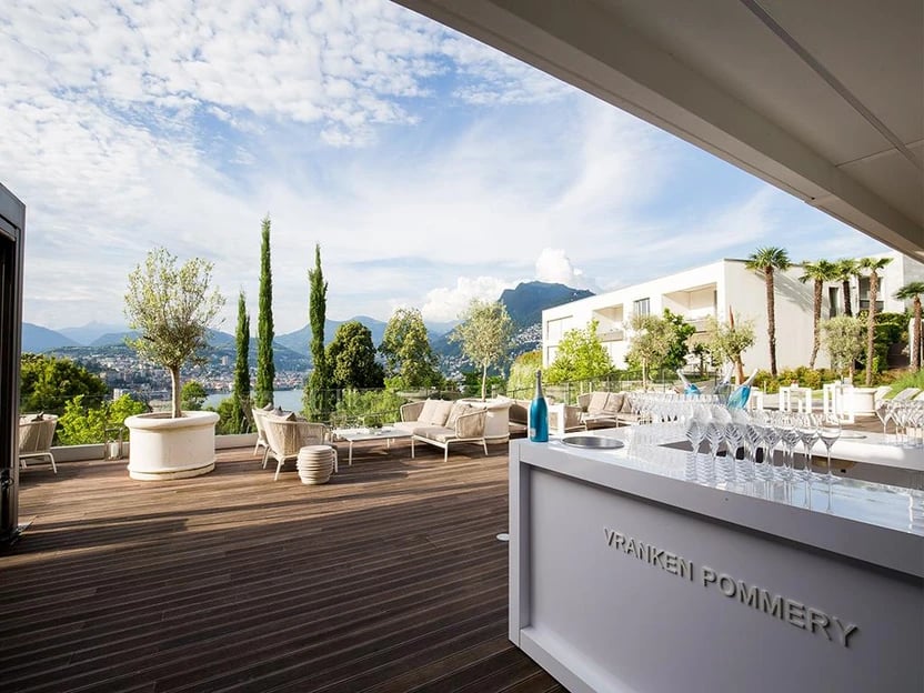 The View Lugano, trecinquezero terrace & bar