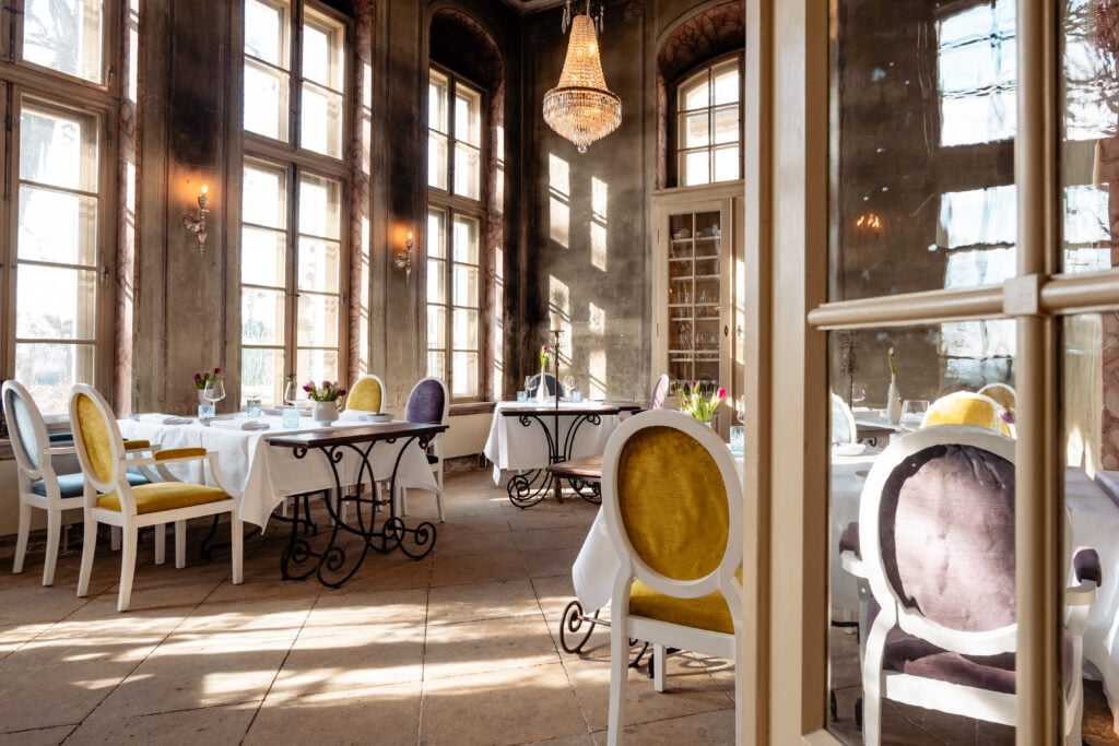 Hotel Villa Sorgenfrei, restaurant atelier sanssouci