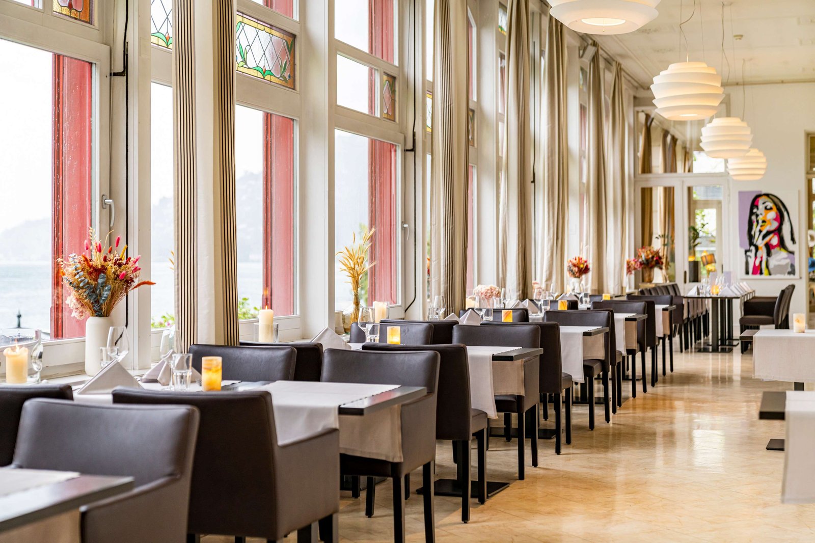 Hotel Vitznauerhof, at the table