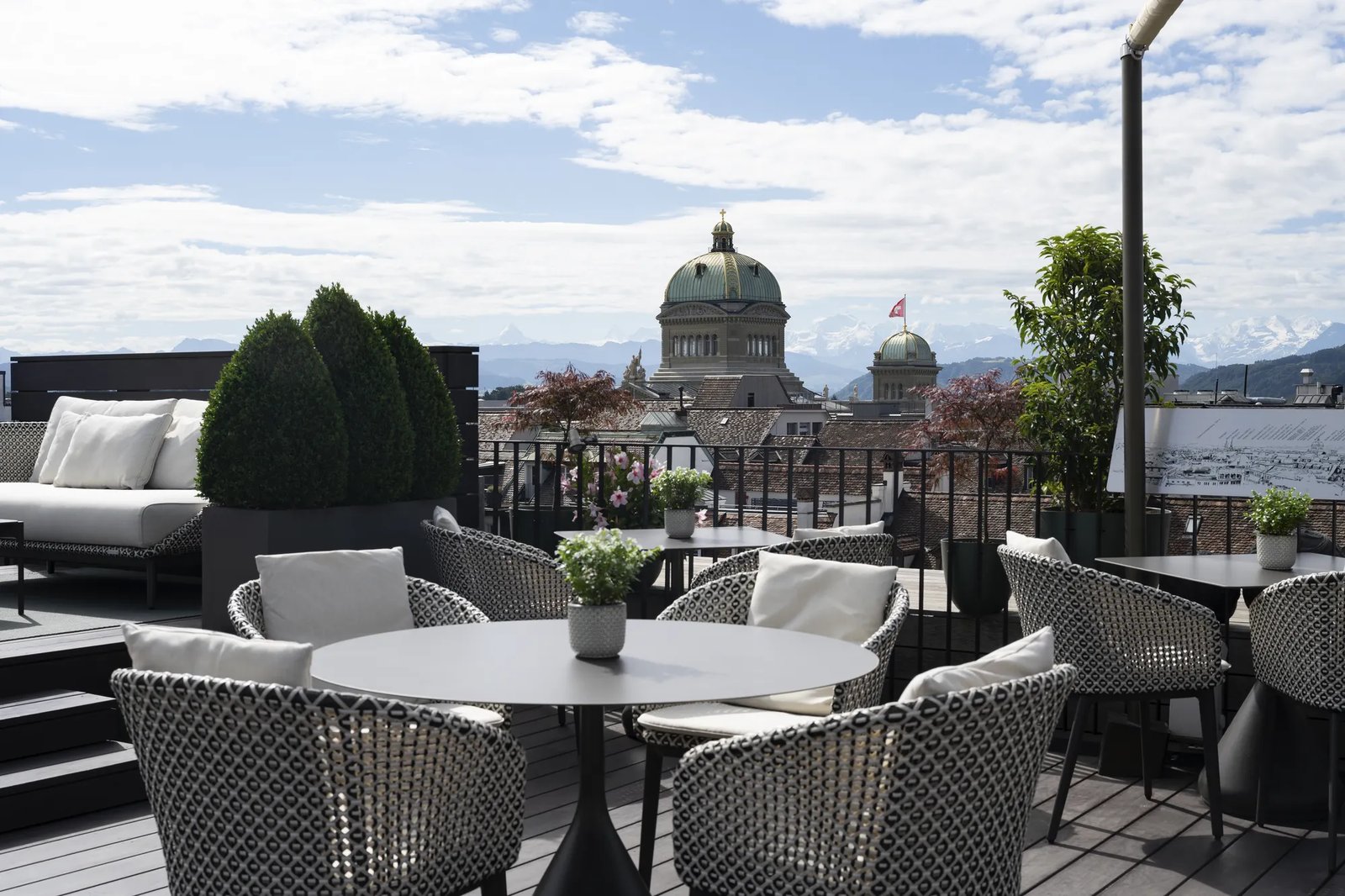 Hotel Schweizerhof Bern & Spa, sky terrace