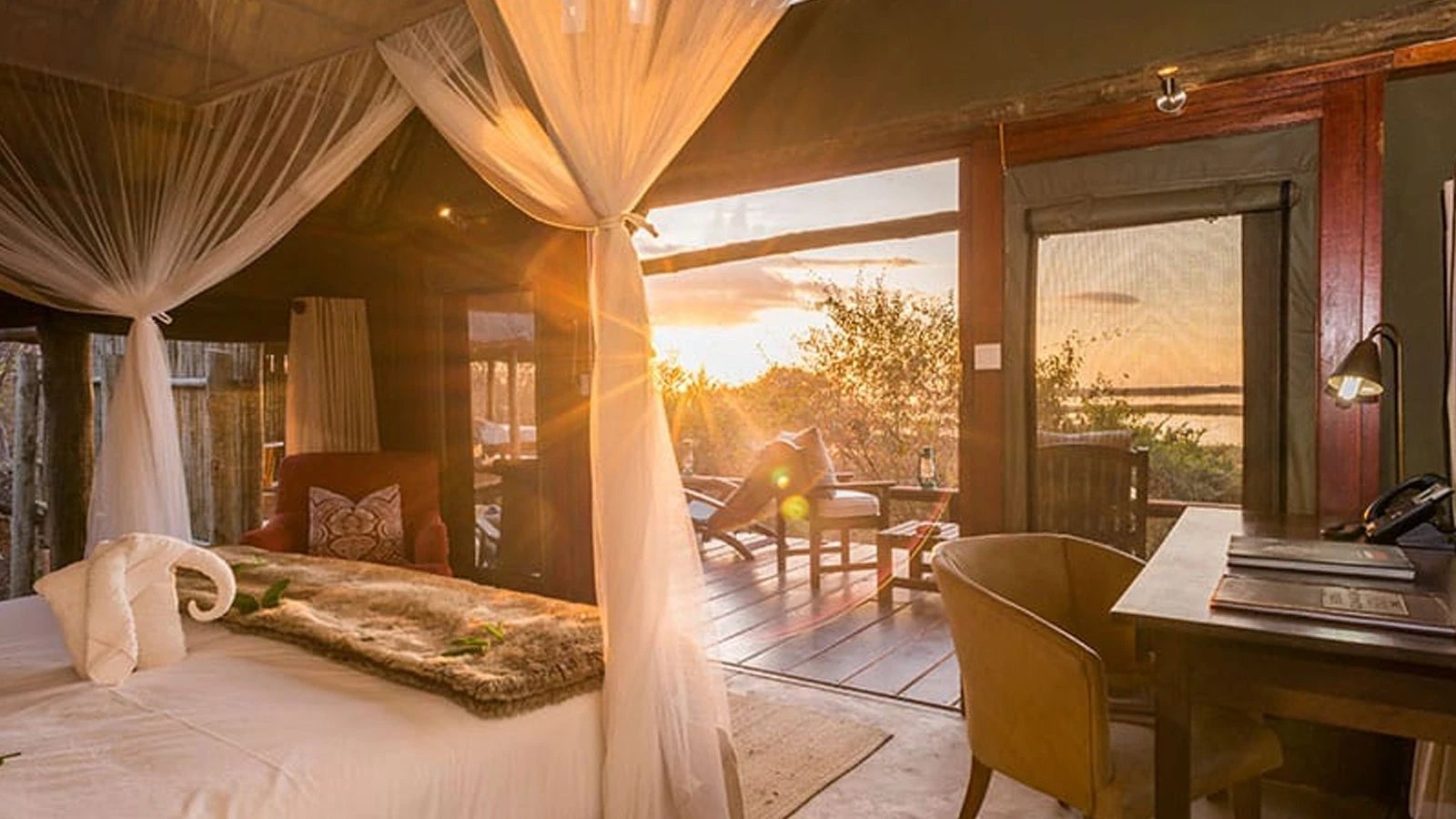 Royal Zambezi Lodge, rooms