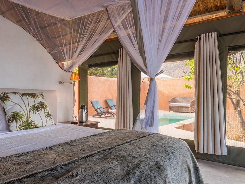 Royal Zambezi Lodge, rooms
