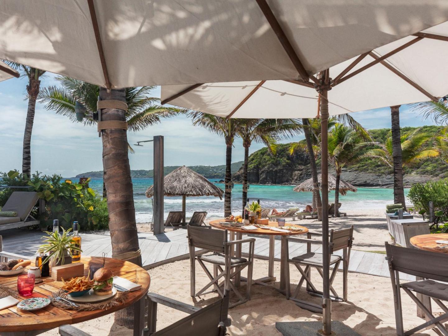Hotel Manapany, the rockies & sandy beach restaurant