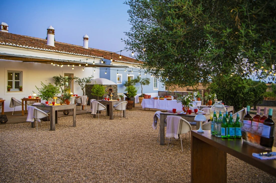 Herdade da Malhadinha Nova Country House & Spa, at the table