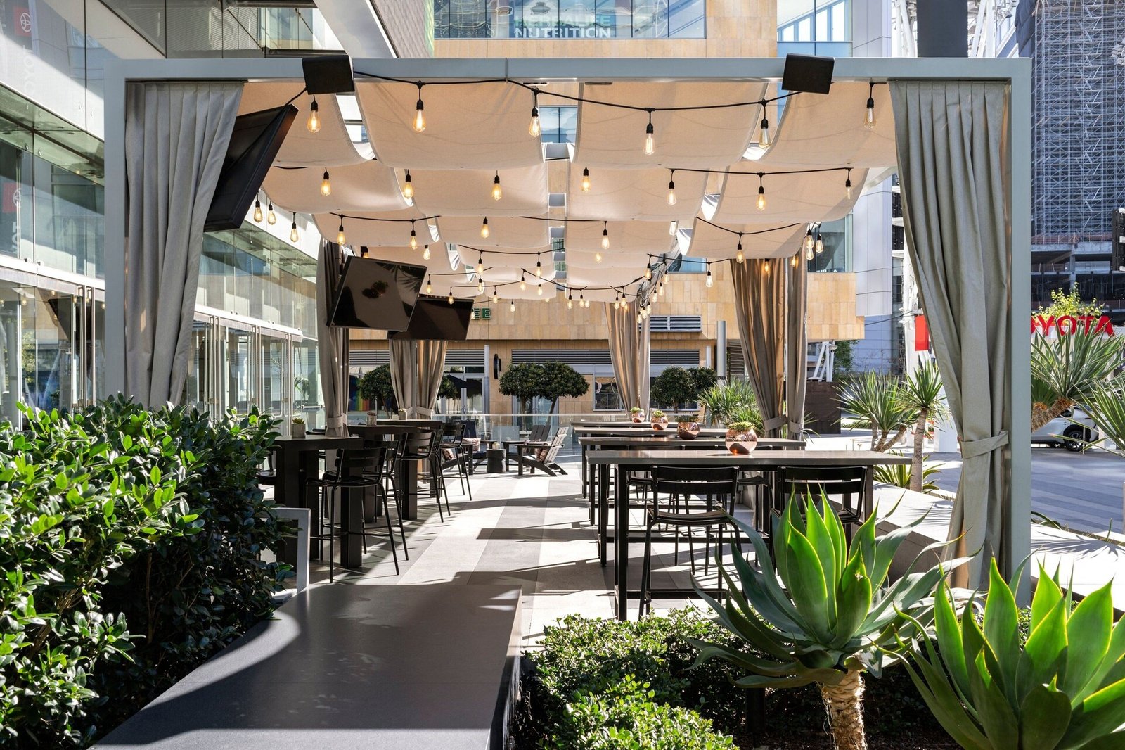 JW Marriott Los Angeles L.A. Live, at the table