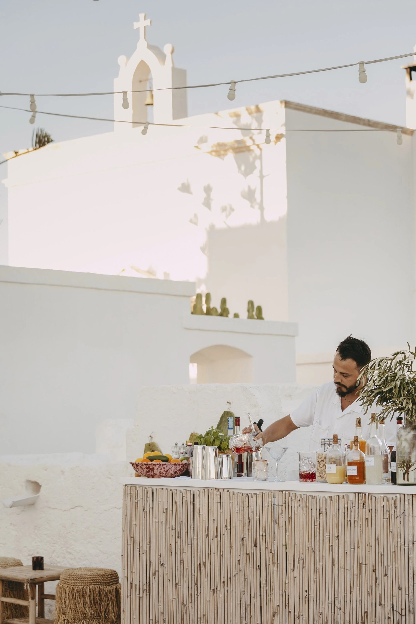 Masseria Calderisi, at the table