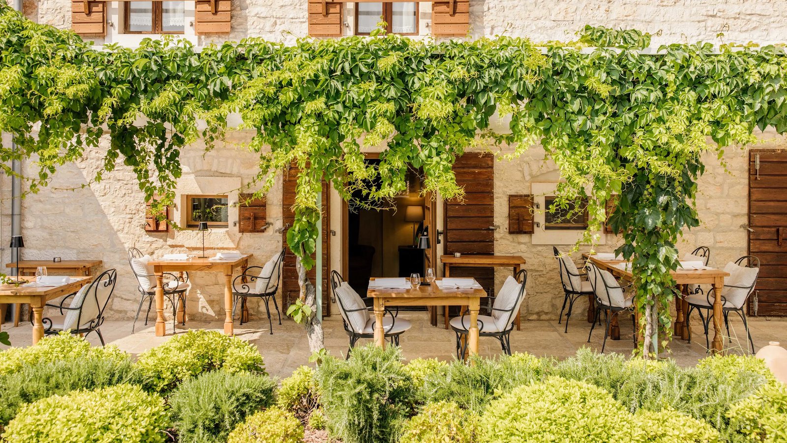 Meneghetti Wine Hotel & Winery, at the table