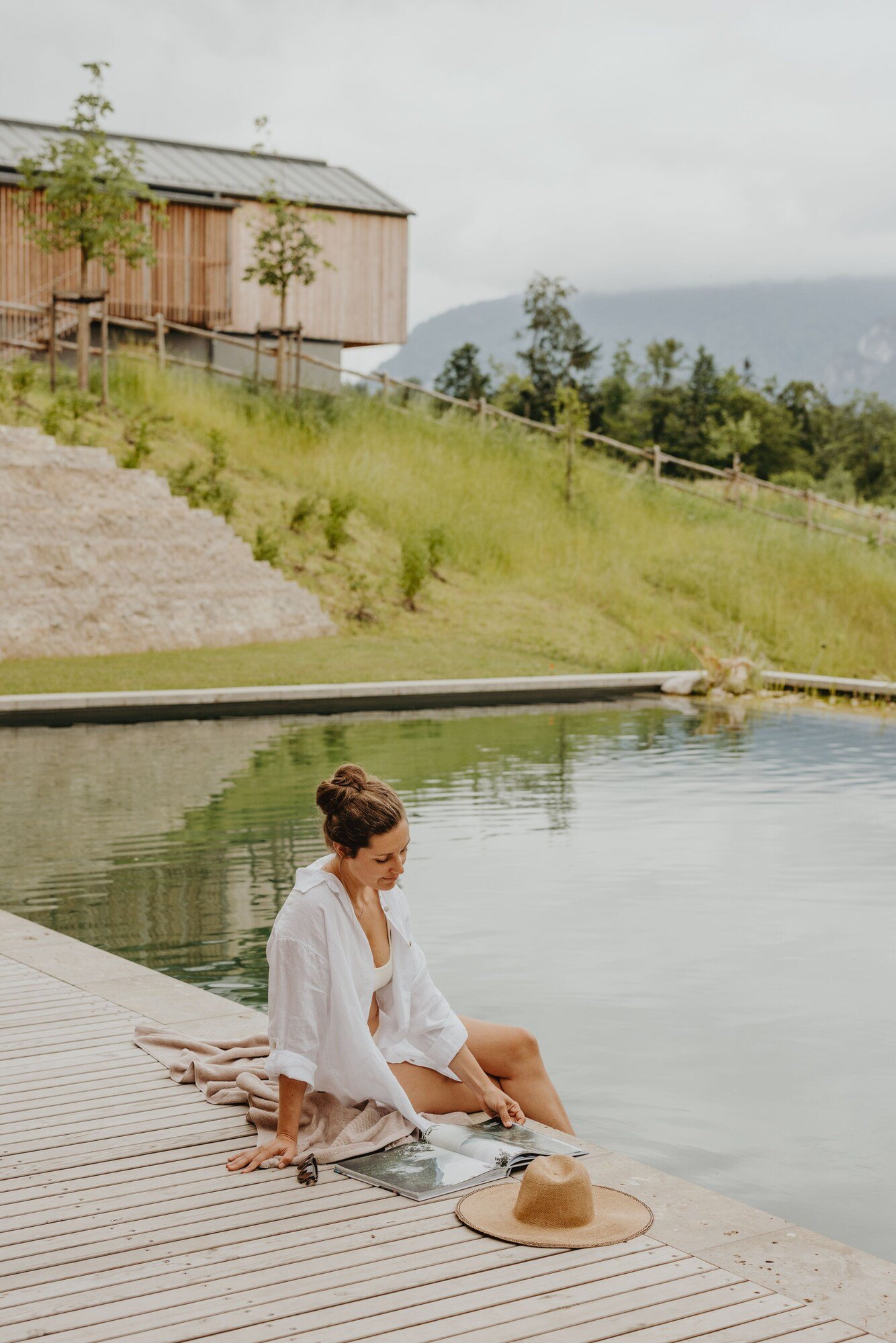 Kulturhof Stanggass, the pool