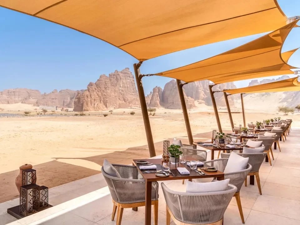Banyan Tree AlUla, at the table