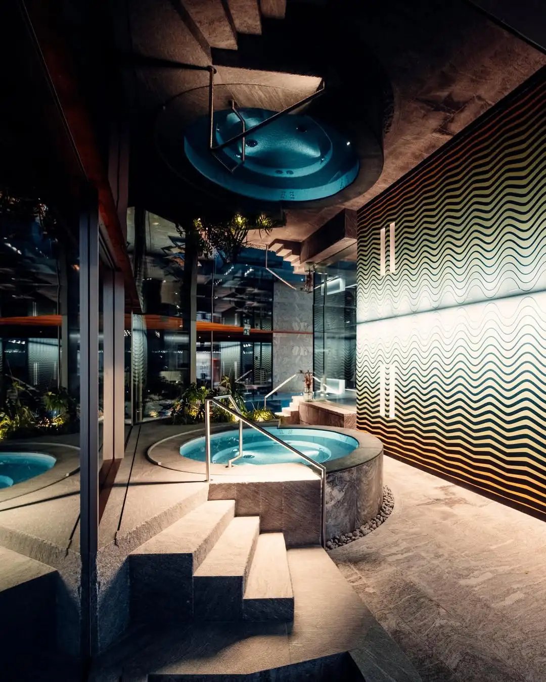 Au Club Alpin, the spa