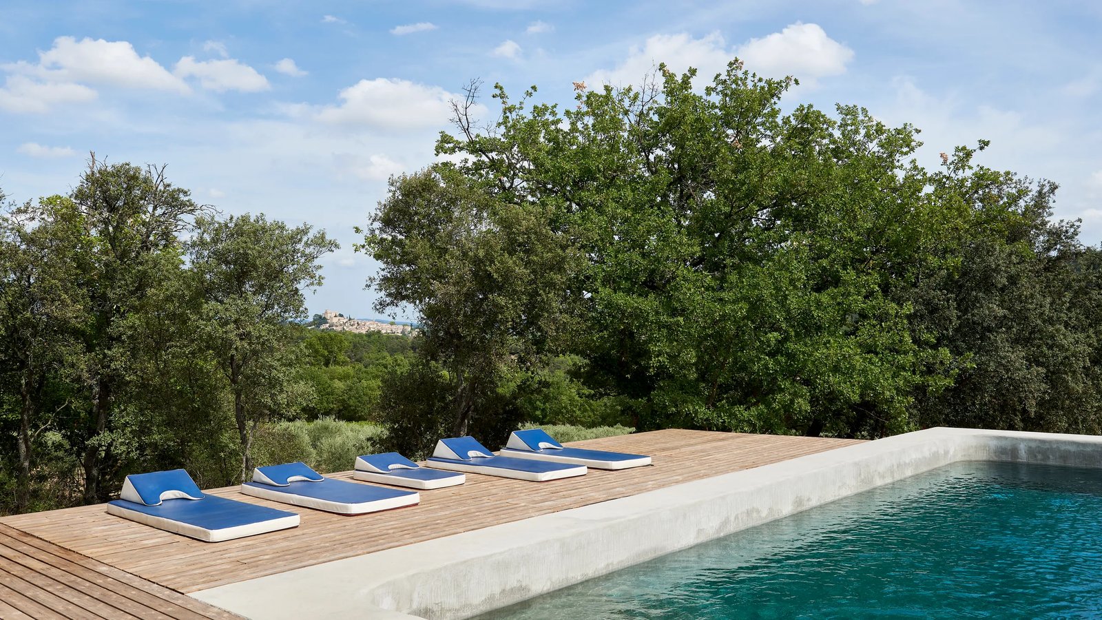 Domaine La Ferme Hi Bride, the pool