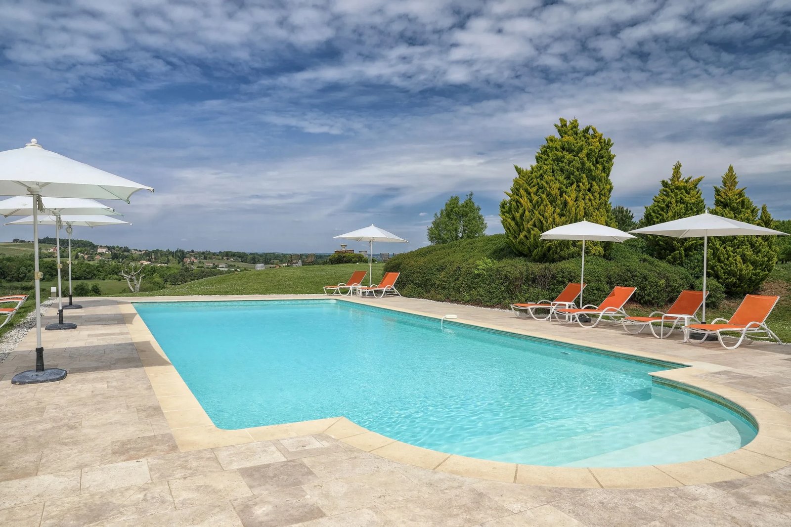 La Chartreuse du Bignac, the pool