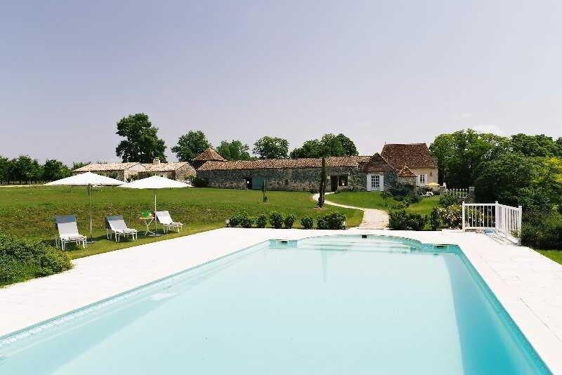 La Chartreuse du Bignac, the pool