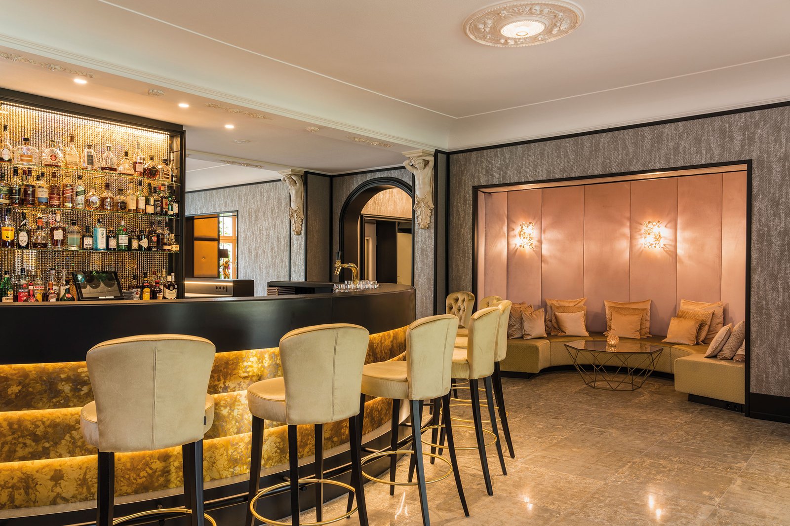 Parkhotel Adler, lobby-bar & conservatory