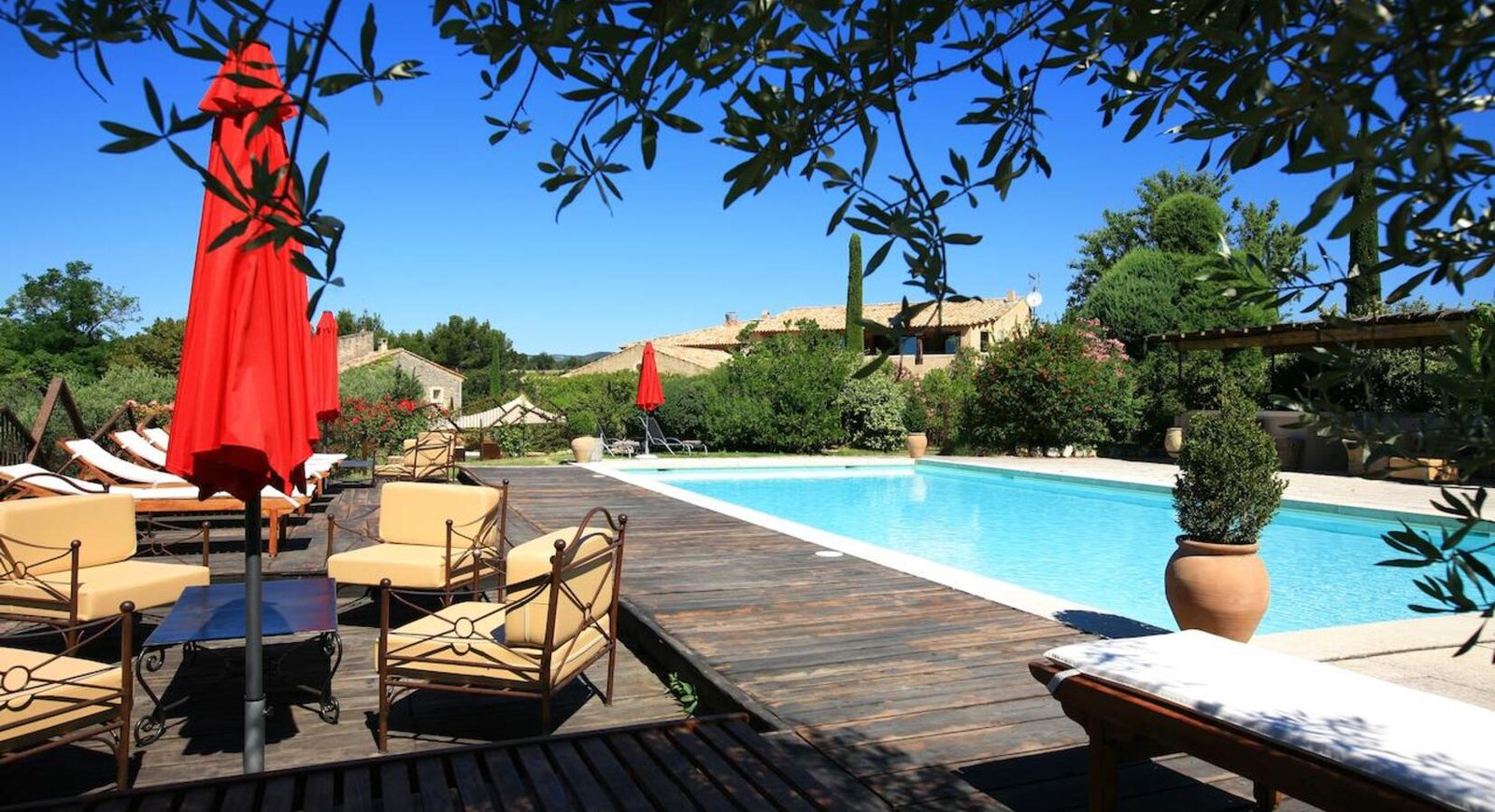 La Fenière, the pool