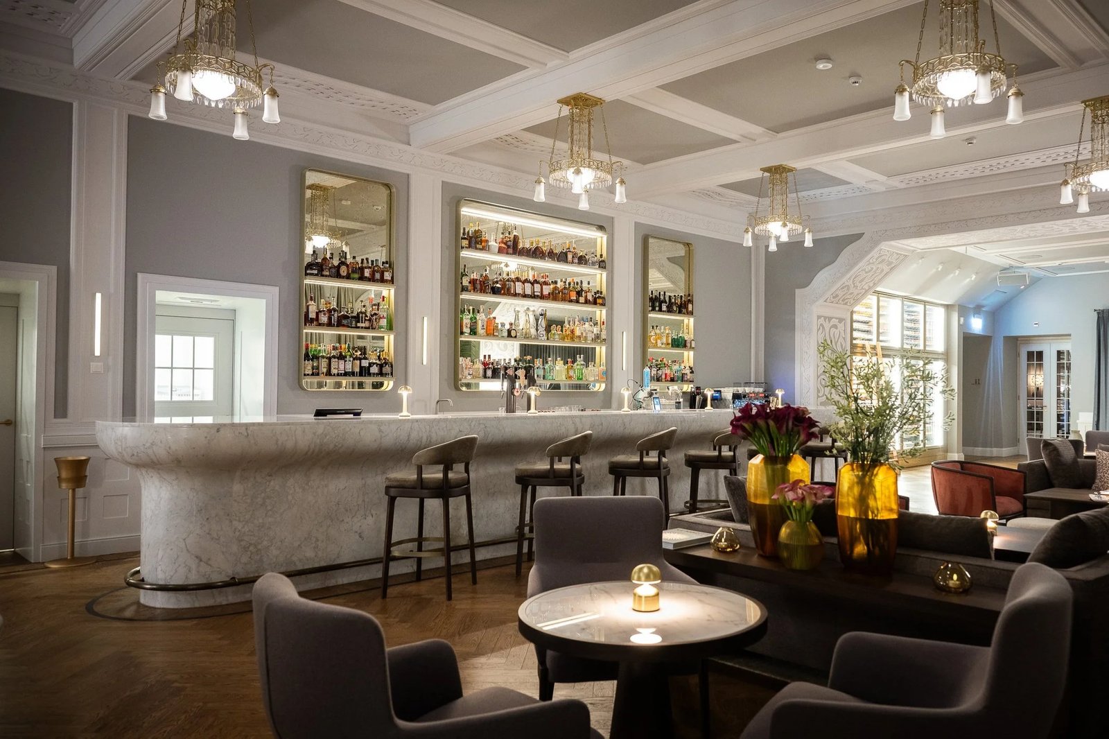 Hotel Grace La Margna St Moritz, at the table