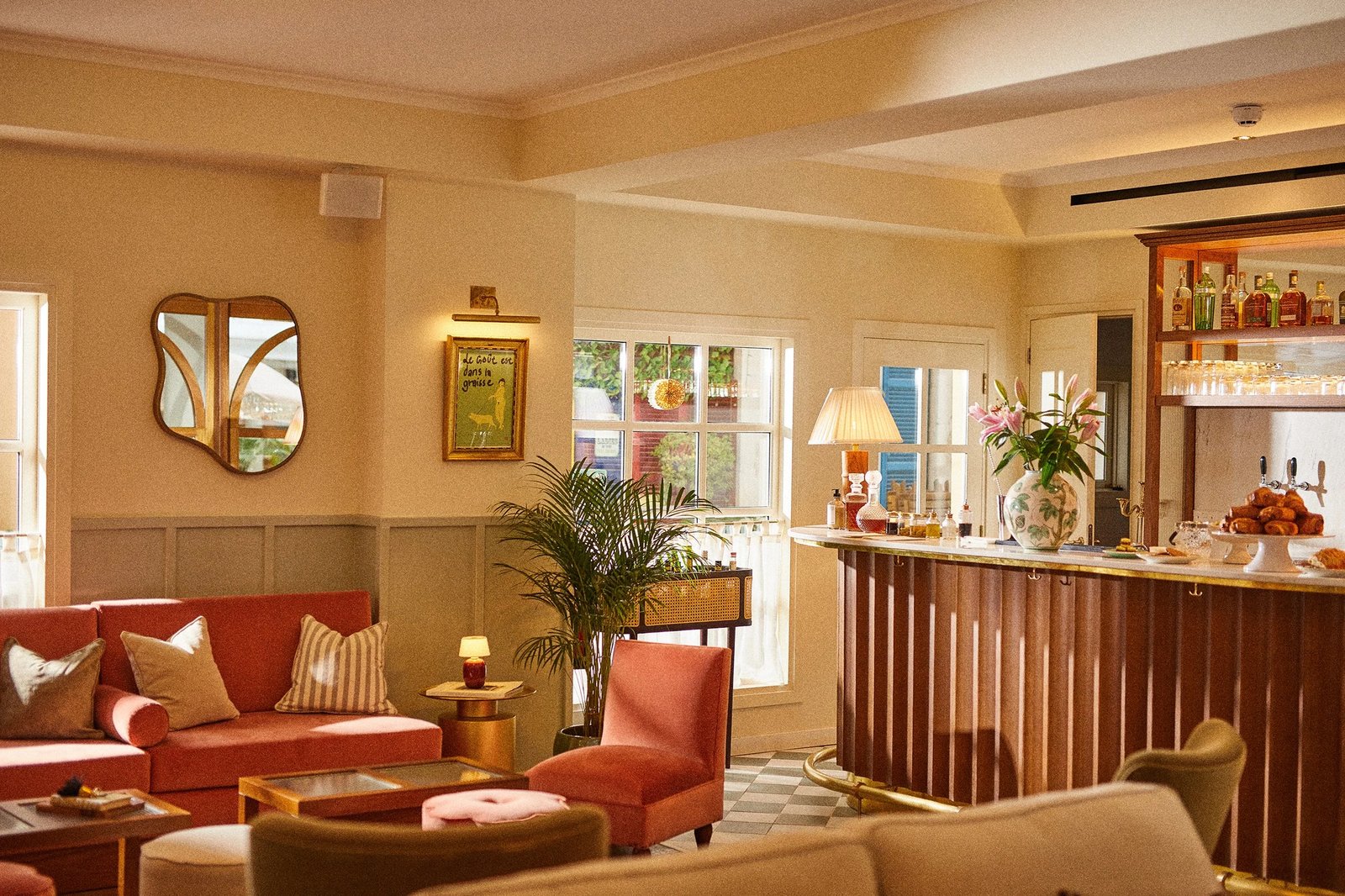 The Agora Hotel, at the table
