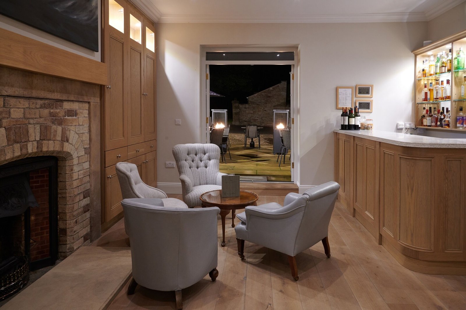 Farlam Hall Hotel & Restaurant, cocktail bar & drawing room lounges
