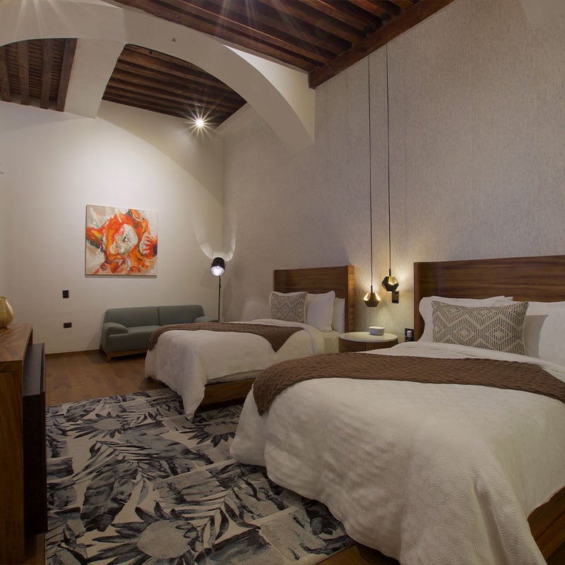 Nueve 25 Hotel Boutique, rooms