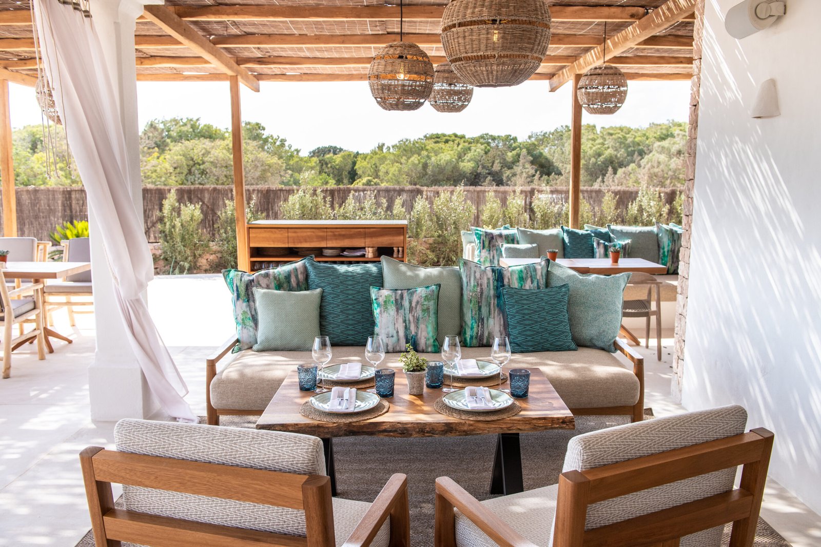 Teranka Formentera, the garden restaurant