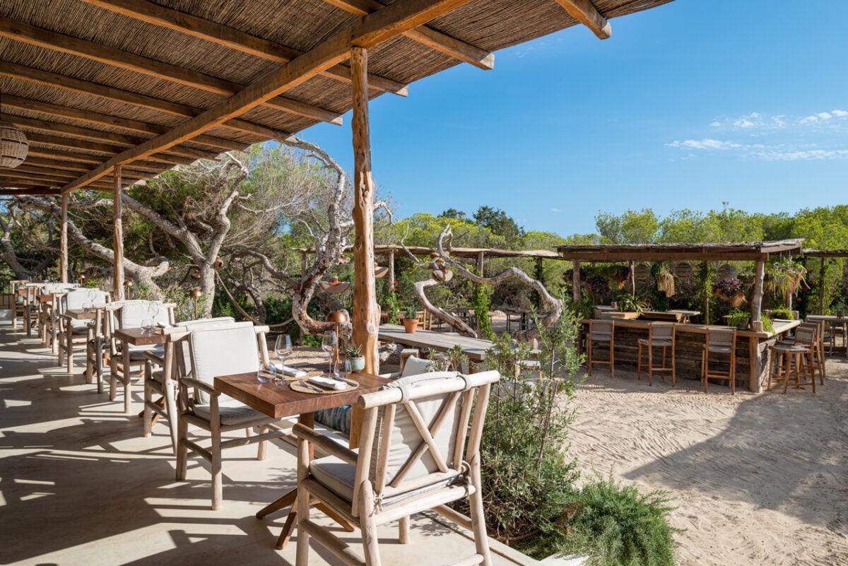 Teranka Formentera, the garden restaurant