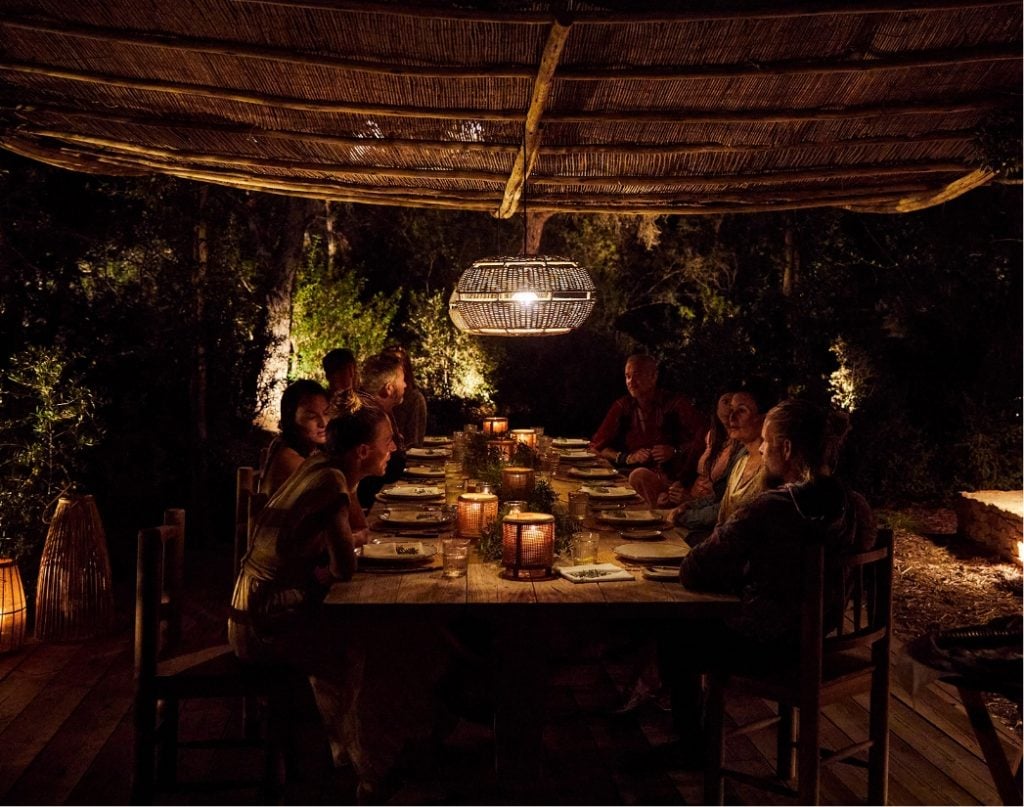 Teranka Formentera, at the table