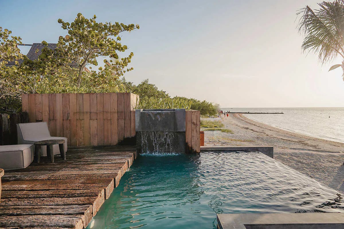 Nomade Holbox, the pool