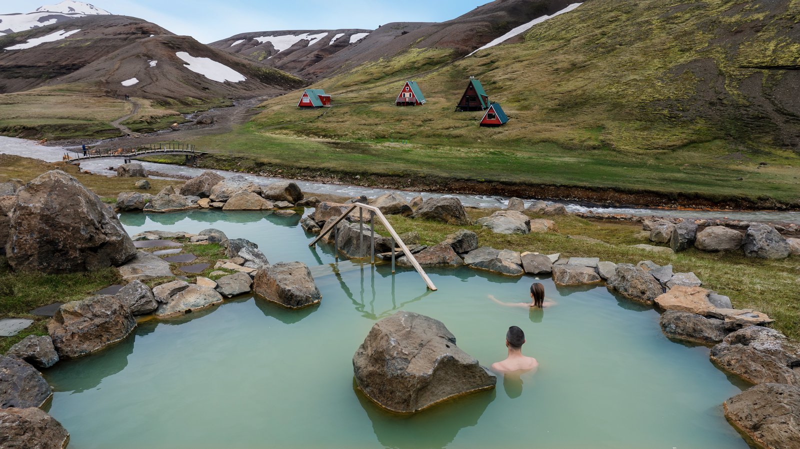 Highland Base at Kerlingarfjöll, the pool