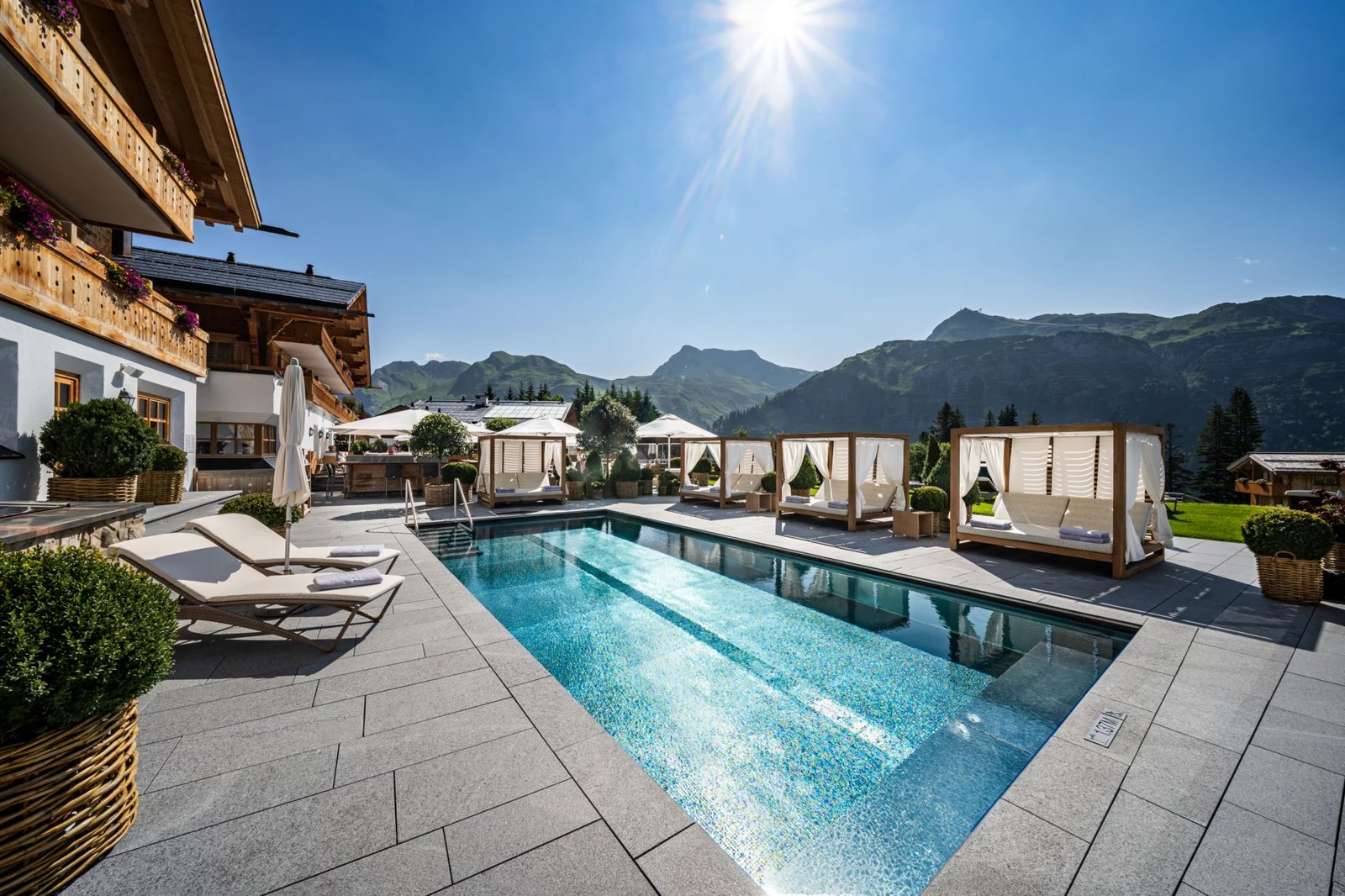 Burg Vital Resort, the pool