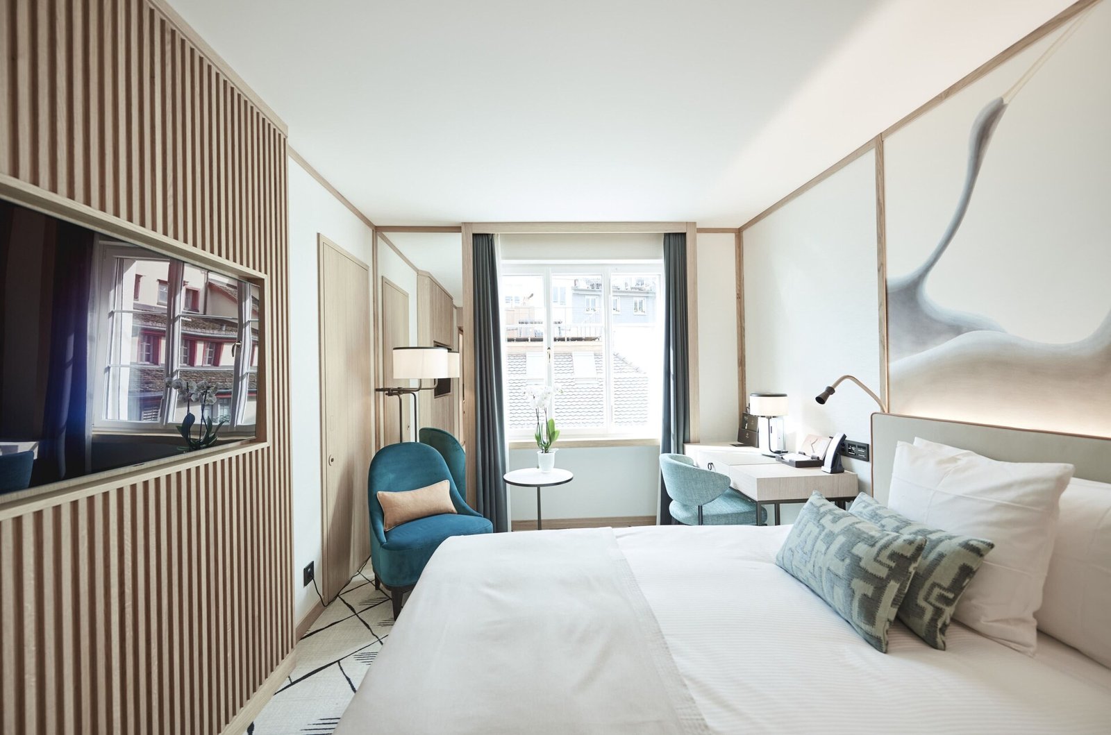 Storchen Zürich, rooms