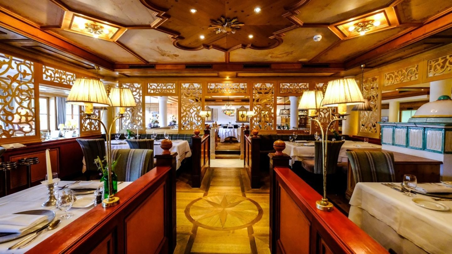 Schlosshotel Fiss, at the table