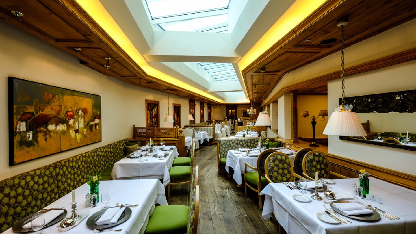 Schlosshotel Fiss, at the table