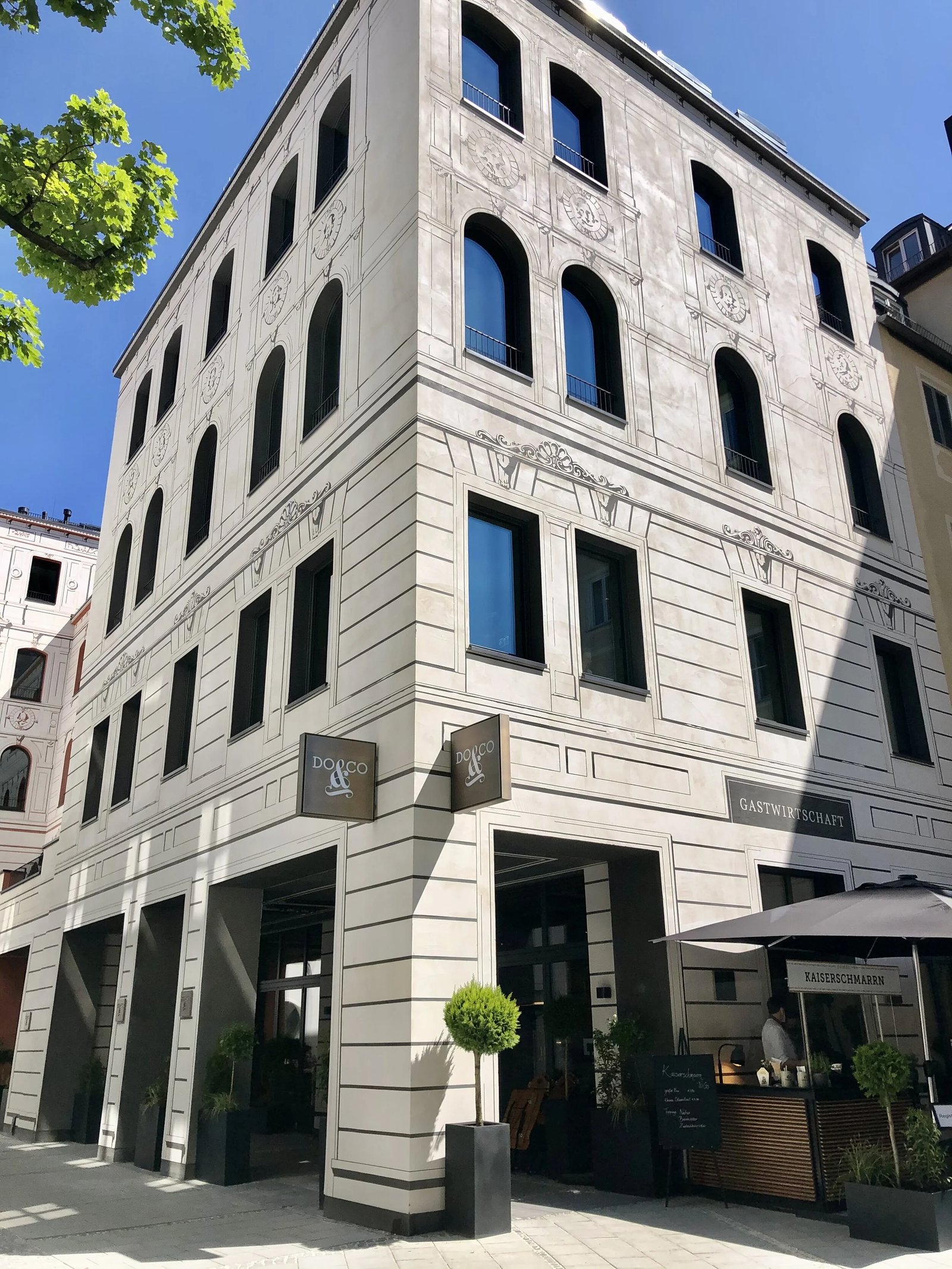 DO & CO Hotel München, backstory