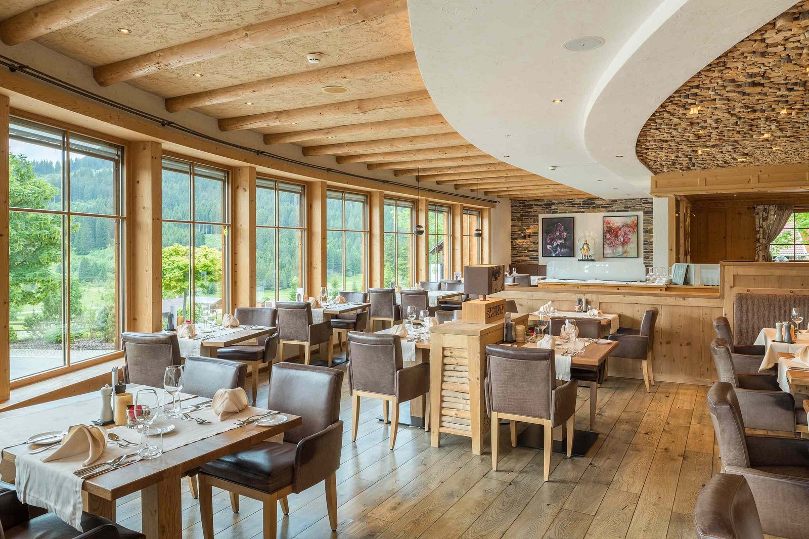 Hotel Bergblick-SPA 5 Sterne, at the table