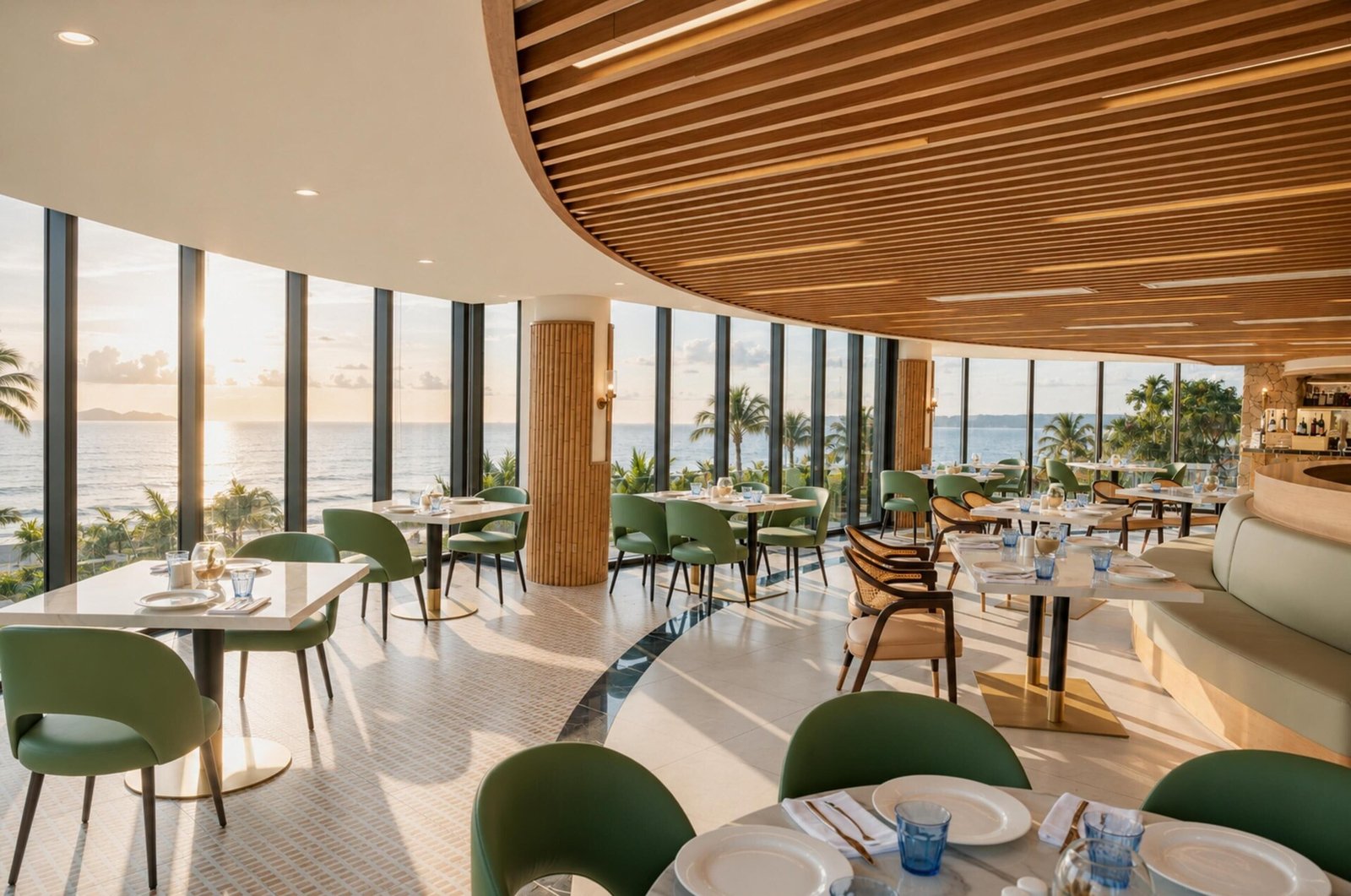 WorldHotels Long Beach Resort Phu Quoc, at the table