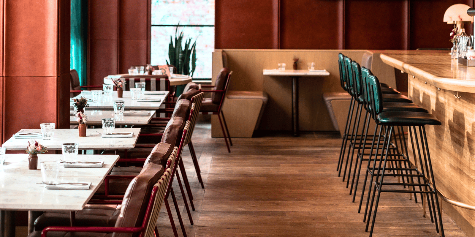 The Royal Hotel, at the table