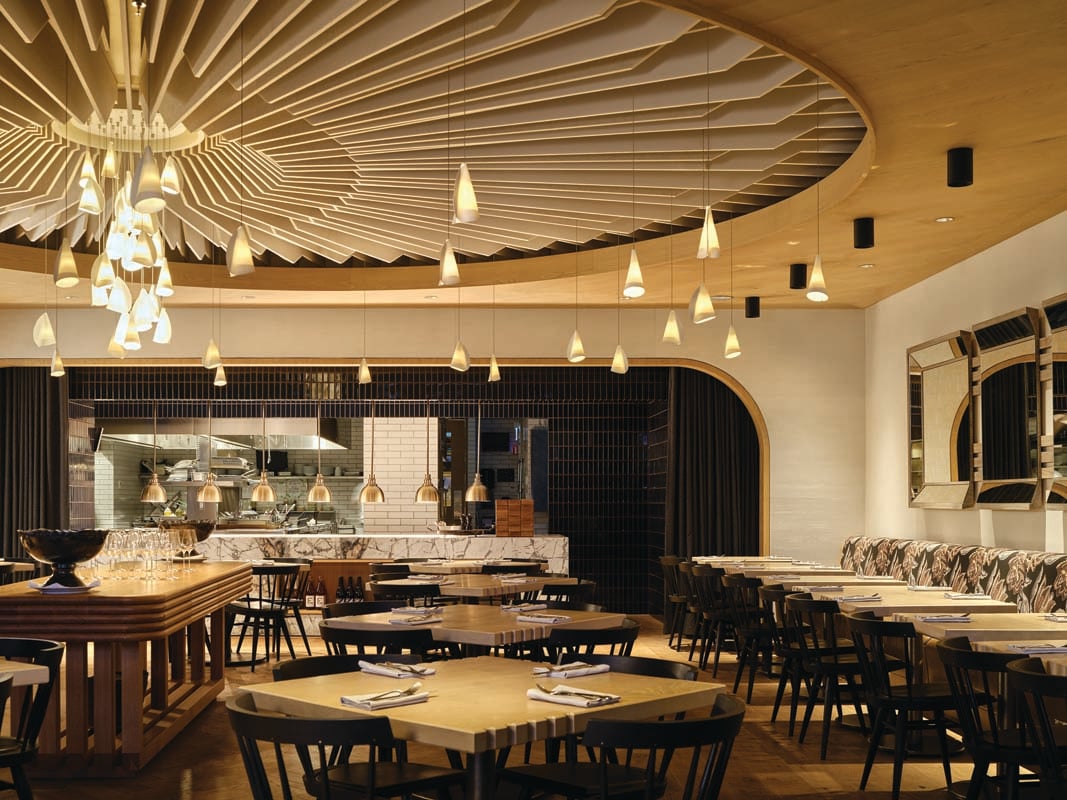 The Royal Hotel, the restaurant