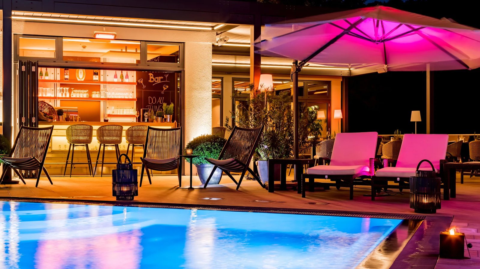 Hotel Romantischer Winkel, the pool