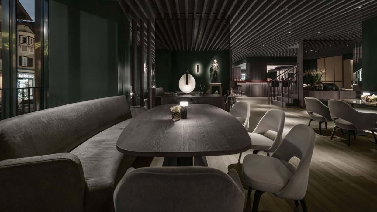 Hotel Weisses Rössl Kitzbühel, at the table