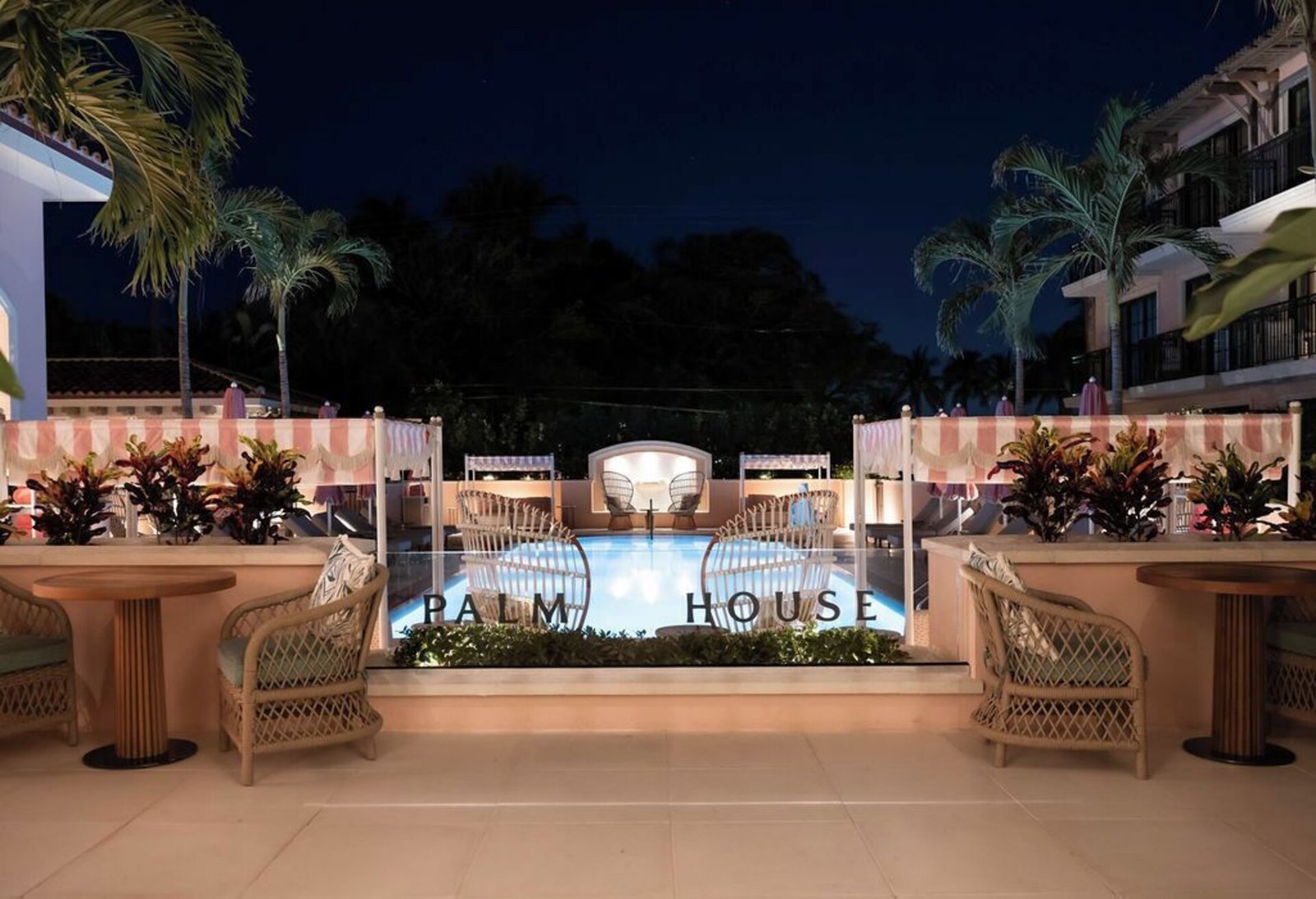 Palm House, the pool