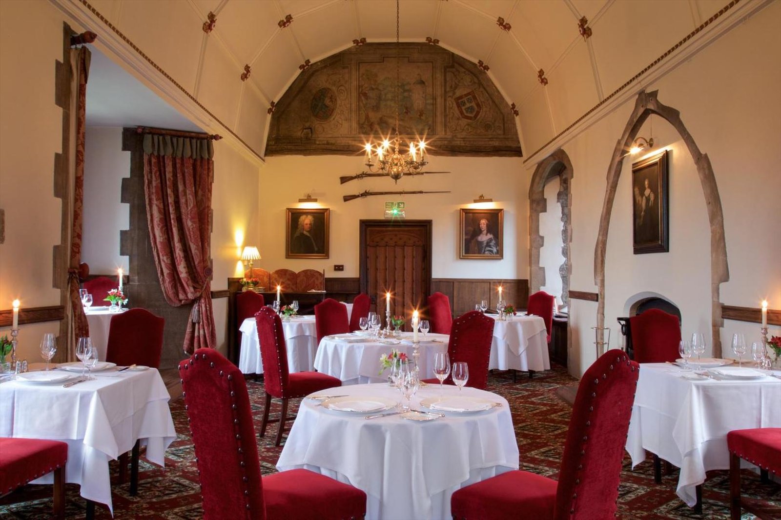 Amberley Castle Sussex, the queen's restaurant