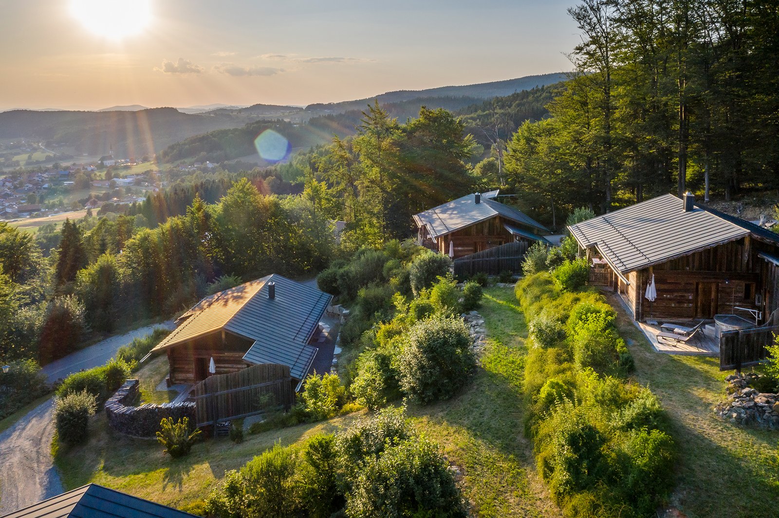 Hüttenhof - Wellnesshotel & Luxus-Chalets - Bayerischer Wald, how it began