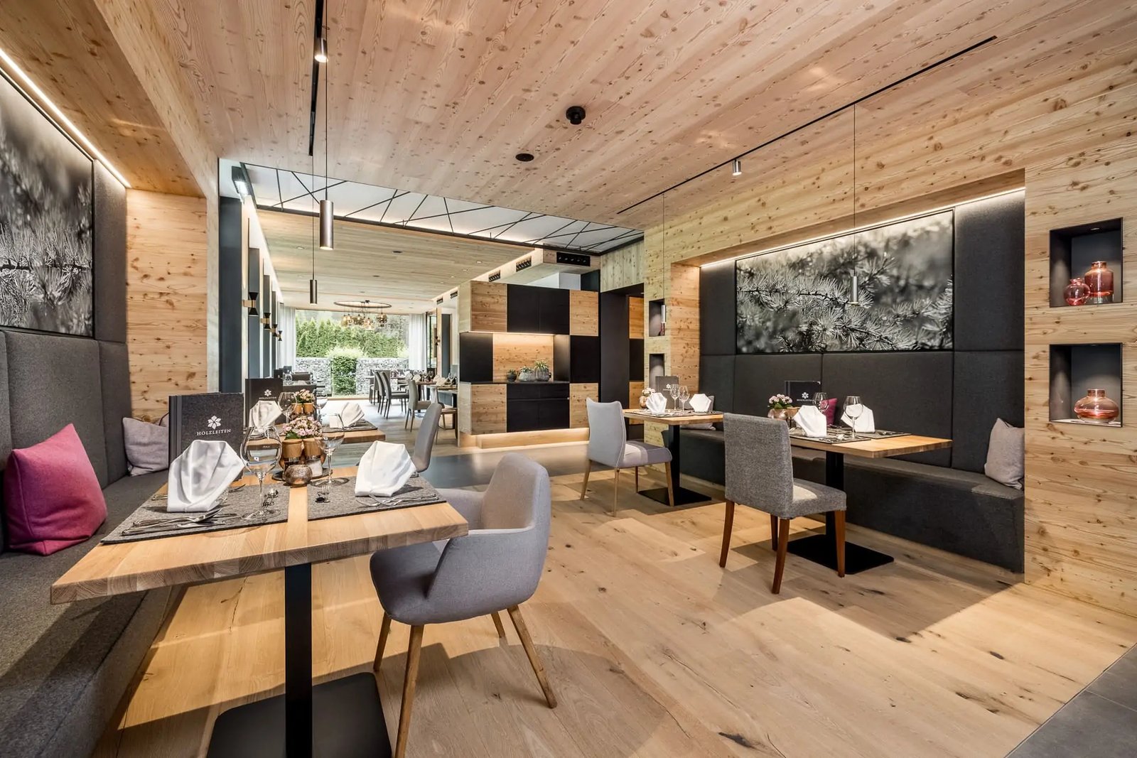 Holzleiten Bio Wellness Hotel, at the table