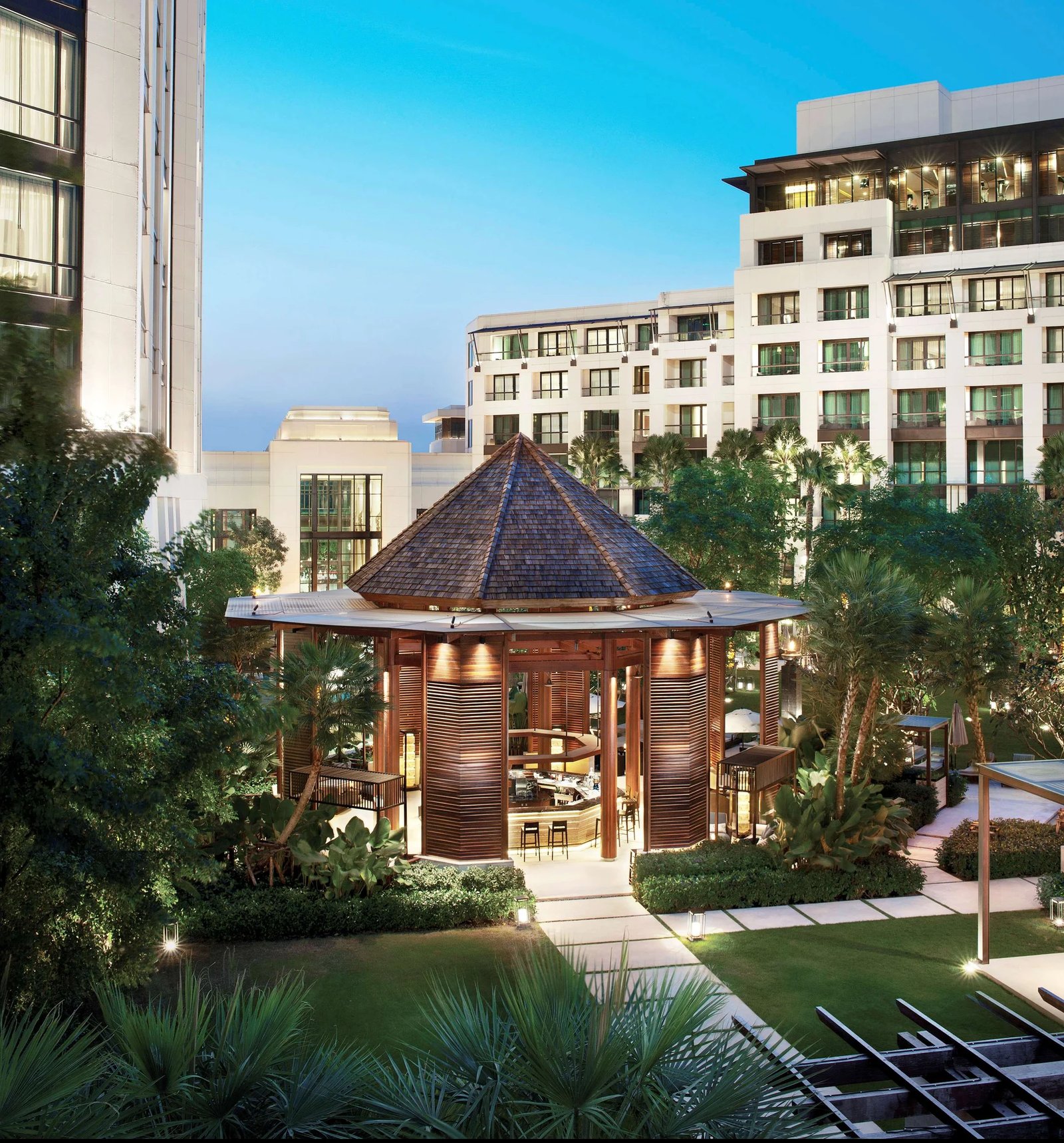 Siam Kempinski Hotel Bangkok, at the table