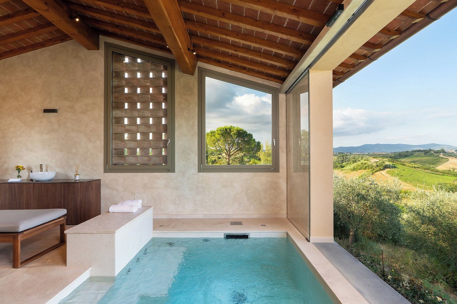 Villa Petriolo, the pool