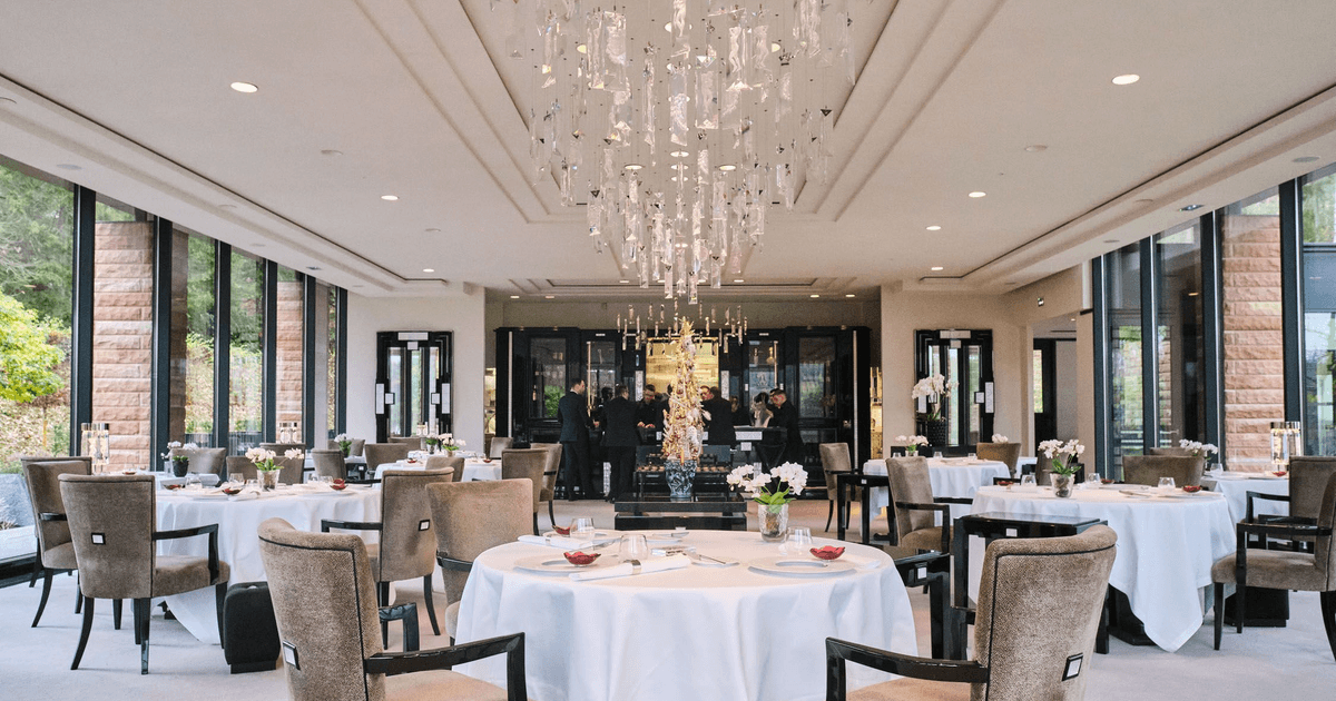 Hotel Villa René Lalique, restaurant villa rené lalique