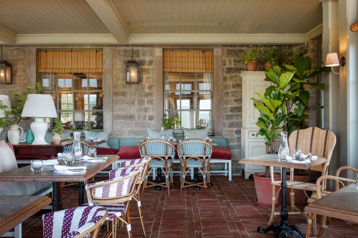 The Cavendish Hotel at Baslow, the garden room