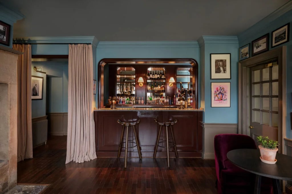 The Cavendish Hotel at Baslow, at the table